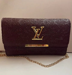 Lux Clutch Bag with  Chain Handle